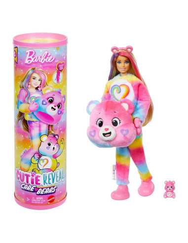Muñeca Barbie Cutie Reveal Ositos Cariñosos JFV60 con 10 Sorprisas