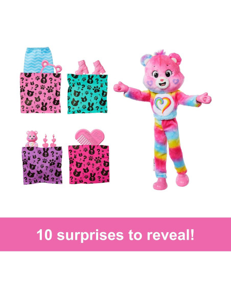 Muñeca Barbie Cutie Reveal Ositos Cariñosos JFV60 con 10 Sorprisas Muñeca Barbie Cutie Reveal Ositos Cariñosos JFV60 con 10 Sorprisas