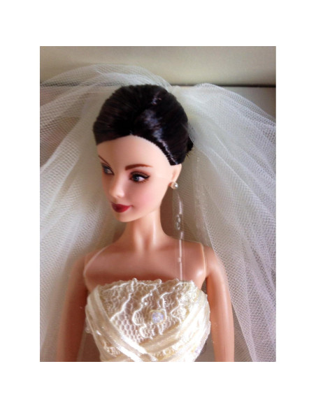 Muñeca Barbie Novia Carolina Herrera Platino 30.48cm Muñeca Barbie Novia Carolina Herrera Platino 30.48cm