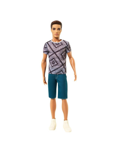 Muñeco Ryan Fashionistas Barbie con pantalones cortos y camisa