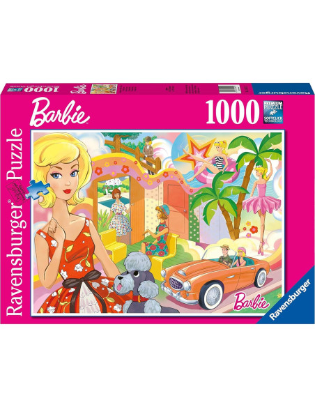 Rompecabezas Vintage Barbie 1000 Piezas Ravensburger