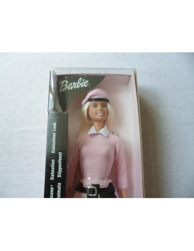 Muñeca Barbie Escena de Spot con Dálmata 2001 Mattel