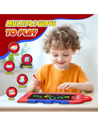 Tablet de Escritura LCD Spidolapse 8.5" Colorida para Niños
