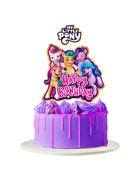 Toppers de Pastel My Little Pony Treasures Gifted - 5 Piezas