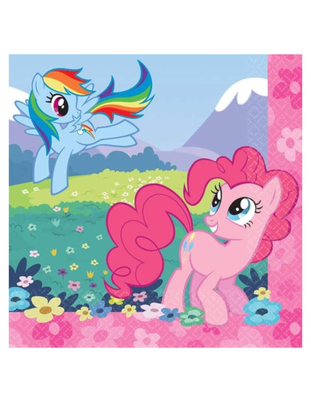 Servilletas de Bebida My Little Pony - 16 Piezas 24.8cm