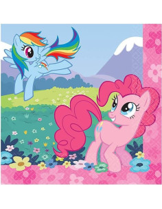 Servilletas de Bebida My Little Pony - 16 Piezas 24.8cm 2
