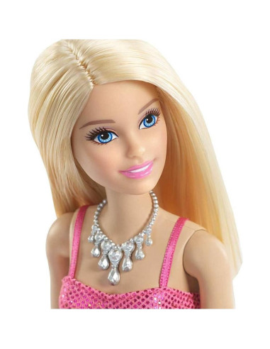 Muñeca Barbie Glitz con Vestido de Fiesta Rosa y Accesorios