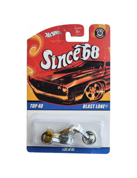 Hot Wheels Blast Lane Oro 1:64 Mattel - Auto de Colección Hot Wheels Blast Lane Oro 1:64 Mattel - Auto de Colección
