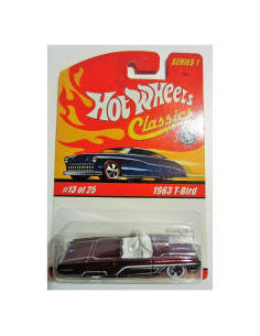 Hot Wheels 1963 T-Bird Clásicos Mattel - Púrpura 13/25