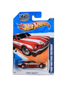 Hot Wheels Ford Mustang Fastback 1:64 Mattel Bestias de la Calle