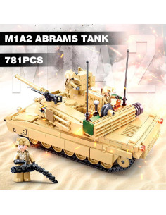 Set de Construcción Tanque M1A2 Sluban 781 Piezas 6+ Años 2