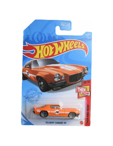 Hot Wheels Camaro RS 1970 Naranja 1:64 Mattel