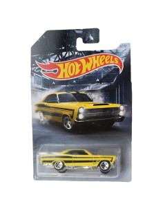 Hot Wheels '66 Ford 427 Fairlane Escala 1:64 Amarillo