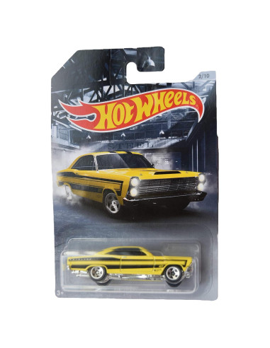 Hot Wheels '66 Ford 427 Fairlane Escala 1:64 Amarillo