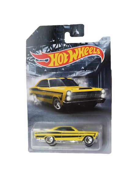 Hot Wheels '66 Ford 427 Fairlane Escala 1:64 Amarillo