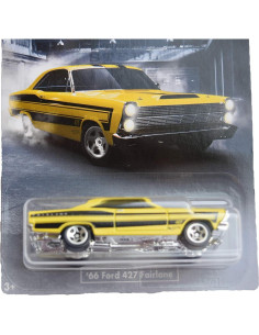 Hot Wheels '66 Ford 427 Fairlane Escala 1:64 Amarillo 2
