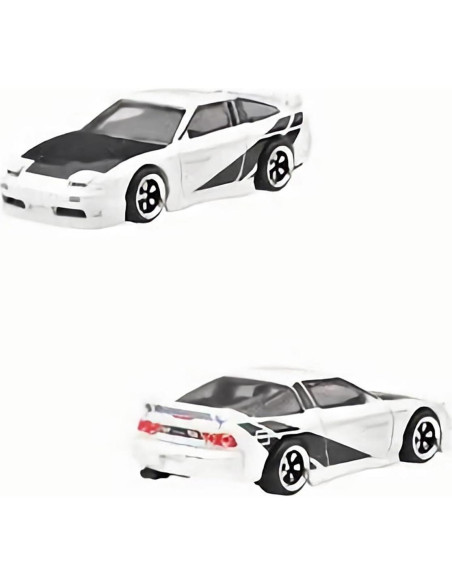 Hot Wheels 96 Nissan 180SX Tipo X Escena Callejera 1:5 Blanco Hot Wheels 96 Nissan 180SX Tipo X Escena Callejera 1:5 Blanco