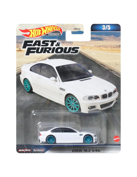 Hot Wheels BMW M3 E46 Rápido y Furioso - 6.99x16.51cm