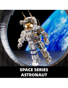 Juego de Bloques de Construcción TYCOLE Astronauta 860 Piezas 2