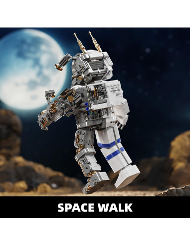 Juego de Bloques de Construcción TYCOLE Astronauta 860 Piezas