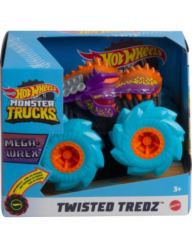 Camión Hot Wheels Monster Trucks Twisted Tredz 1:43 con Motor