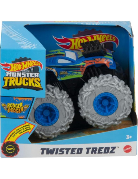 Camión Hot Wheels Monster Trucks Twisted Tredz 1:43 con Motor Camión Hot Wheels Monster Trucks Twisted Tredz 1:43 con Motor