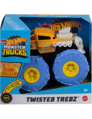 Camión Hot Wheels Monster Trucks Twisted Tredz 1:43 con Motor
