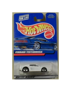 Hot Wheels Ferrari Testarossa Blanca 1:64 Escala 7.62 cm