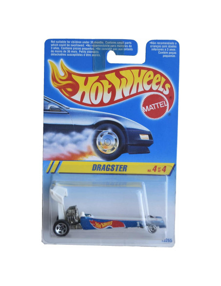 Hot Wheels Dragster Azul 1:64 Mattel - Juguete Infantil