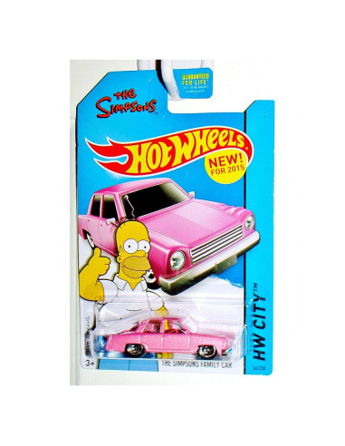 Hot Wheels 2015 El Coche de la Familia Simpsons 7.6cm