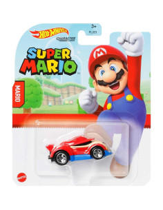 Hot Wheels Super Mario Vehículo de Personaje 1/7 - 59g 2