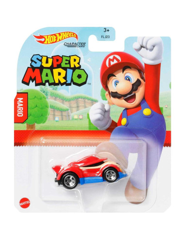 Hot Wheels Super Mario Vehículo de Personaje 1/7 - 59g