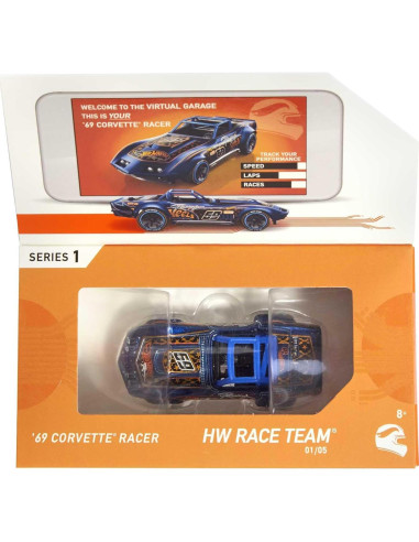 Hot Wheels id Corvette Racer FXB19 - Vehículo de Carrera