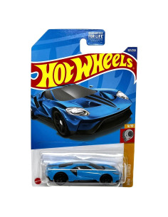Hot Wheels Ford GT 2017 Escala 1:64 Azul Turbo 9/10