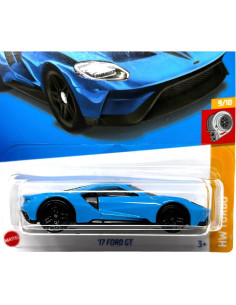 Hot Wheels Ford GT 2017 Escala 1:64 Azul Turbo 9/10 2