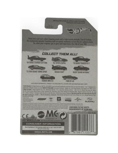 Hot Wheels Nissan 350Z - Edición Rápido y Furioso 1:64