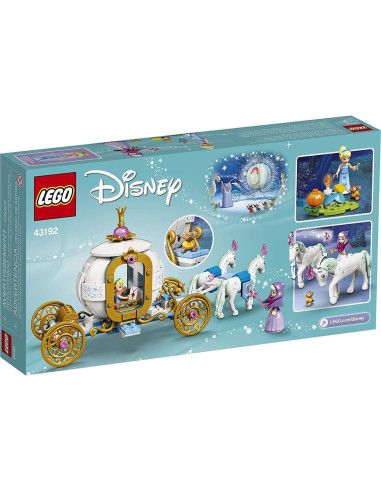 LEGO Disney Carroza Real de Cenicienta 43192 - 237 Piezas