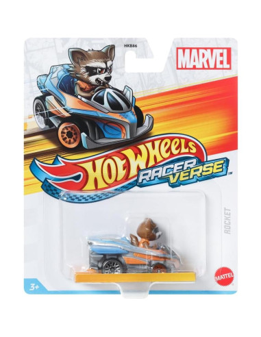 Vehículo Die-Cast Hot Wheels RacerVerse Rocket Racoon 1:64
