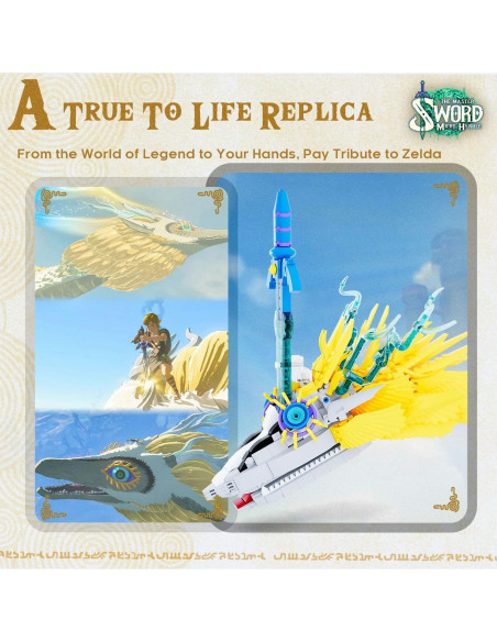 Juego de Construcción Espada Maestra MOC TOTK 702 Piezas Juego de Construcción Espada Maestra MOC TOTK 702 Piezas
