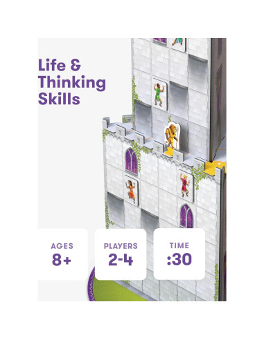 Juego de Mesa SimplyFun Los Caballeros Escaladores - Estrategia y Habilidades Motoras - 2-4 Jugadores, 8 Años+