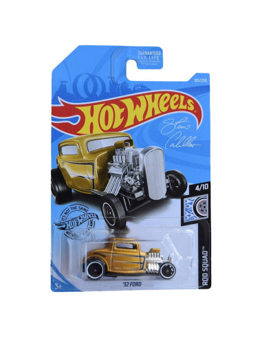 Hot Wheels Rod Squad '32 Ford Coupe Dorado 1:64