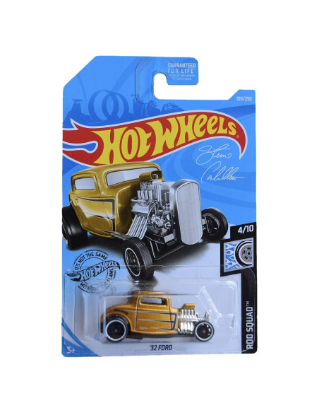 Hot Wheels Rod Squad '32 Ford Coupe Dorado 1:64