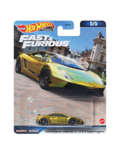 Hot Wheels HMG52 Lamborghini Gallardo Rápido y Furioso 3+