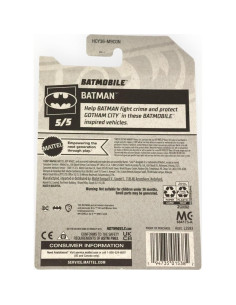 Hot Wheels Zamac Batmobile Mattel 1:64 85g 2