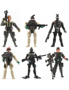 Juego de 12 Figuras de Acción Ai-Fun Fuerza Especial Zombis 2