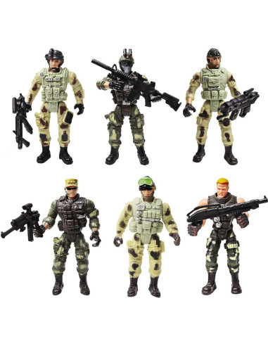 Juego de 12 Figuras de Acción Ai-Fun Fuerza Especial Zombis