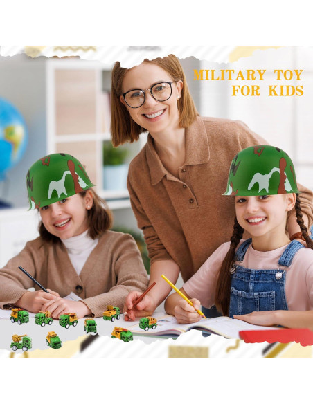 32 Piezas Fiesta de Construcción Flotory - 16 Sombreros y Camiones