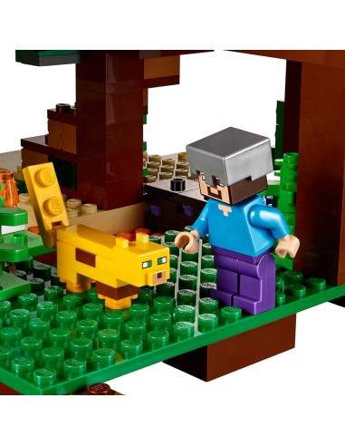 LEGO Minecraft Casa del Árbol de la Selva 21125 - 706 Piezas