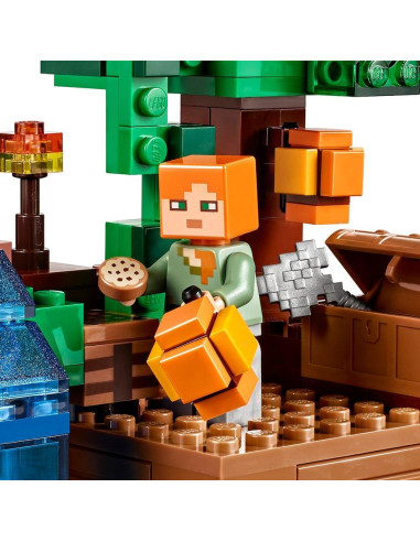 LEGO Minecraft Casa del Árbol de la Selva 21125 - 706 Piezas