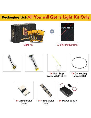 Iluminación LED BrickBling para Anillo de Lucha Lego 21272